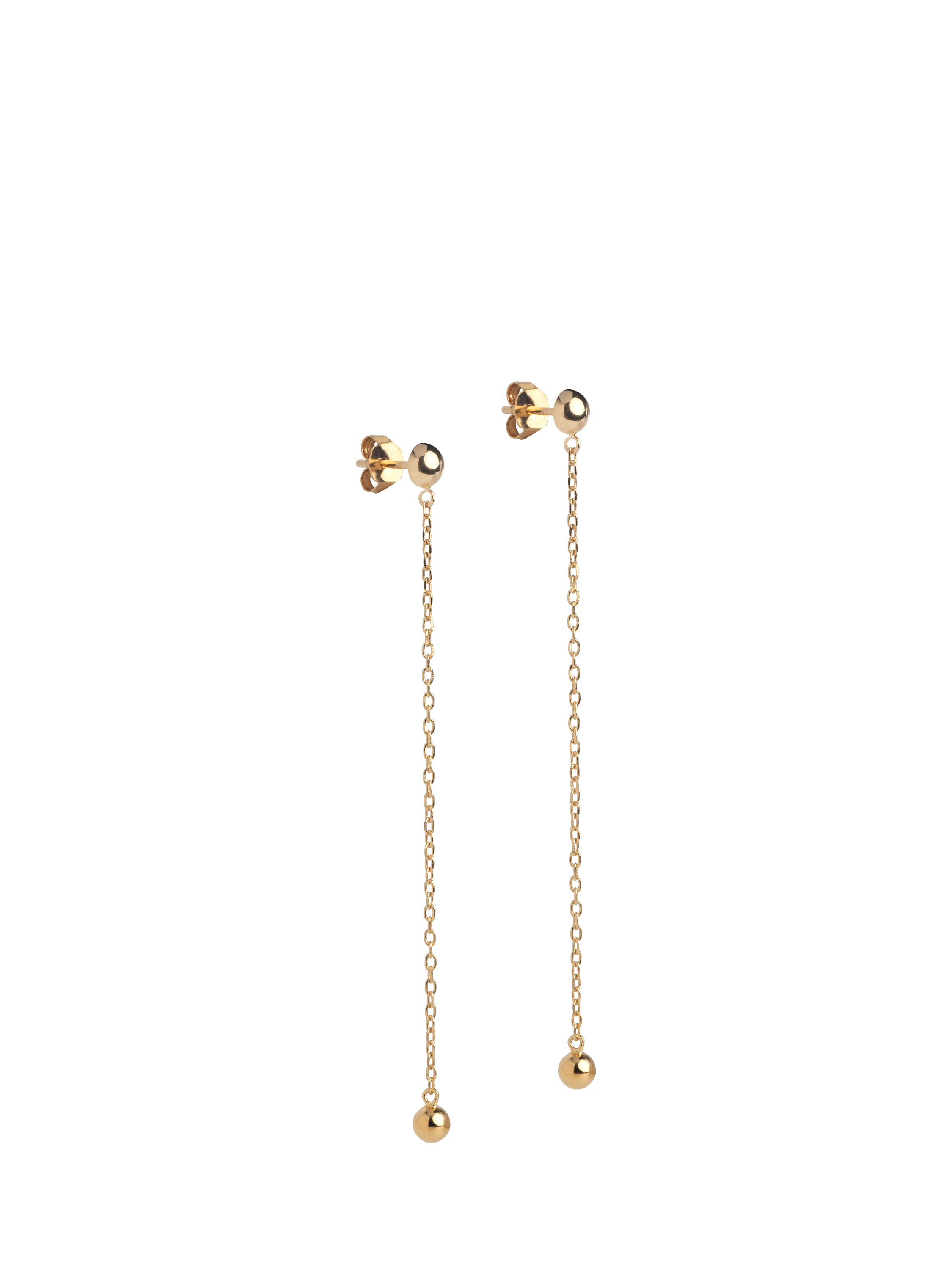 Product image 1 of 4, which shows ENAMEL Copenhagen Balloon Stud Drop Earrings, Gold