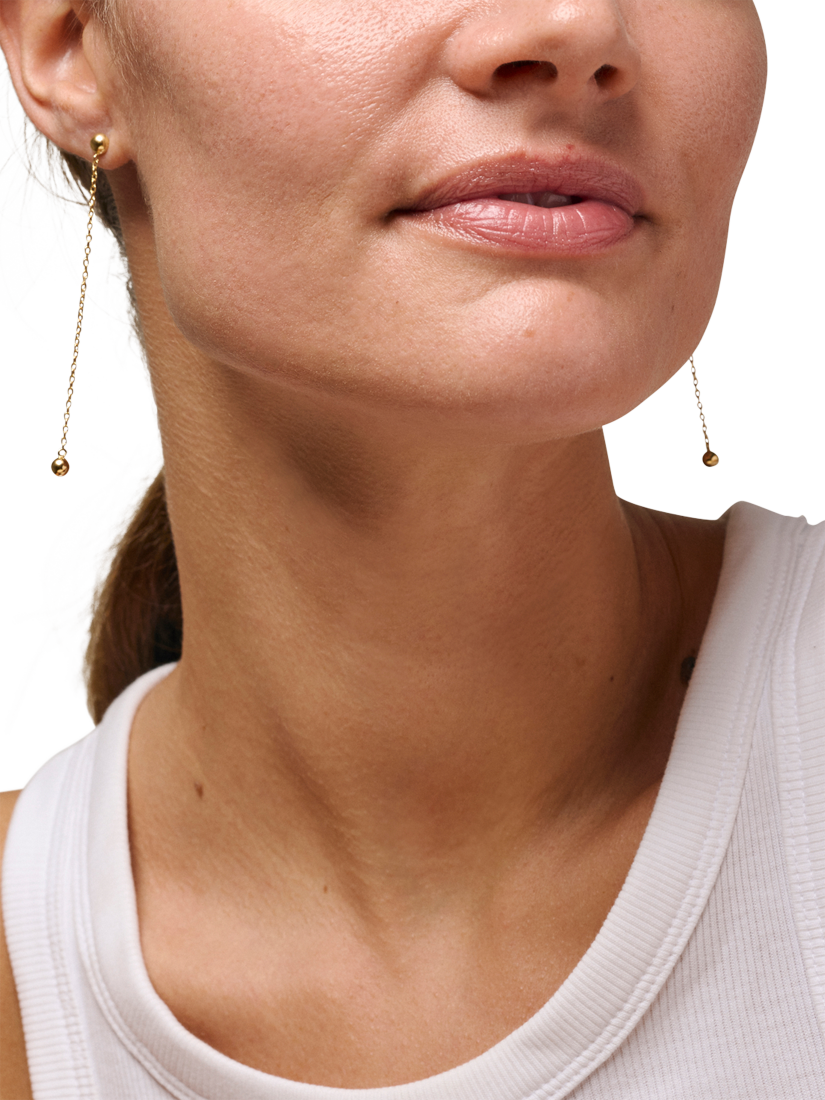 Product image 2 of 4, which shows ENAMEL Copenhagen Balloon Stud Drop Earrings, Gold