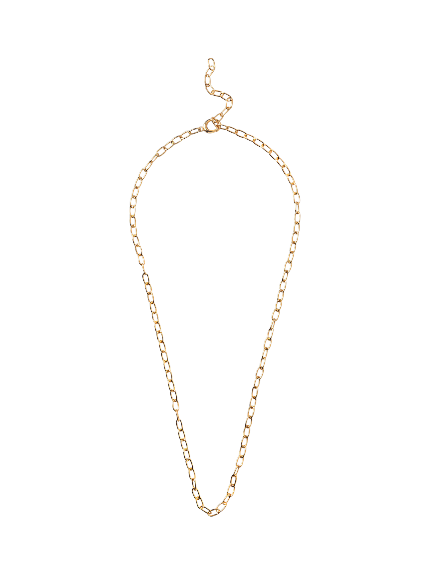 Product image 1 of 6, which shows ENAMEL Copenhagen Medium Charm Necklace, Gold