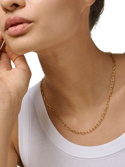 ENAMEL Copenhagen Medium Charm Necklace, Gold - view 2, Yellow Gold