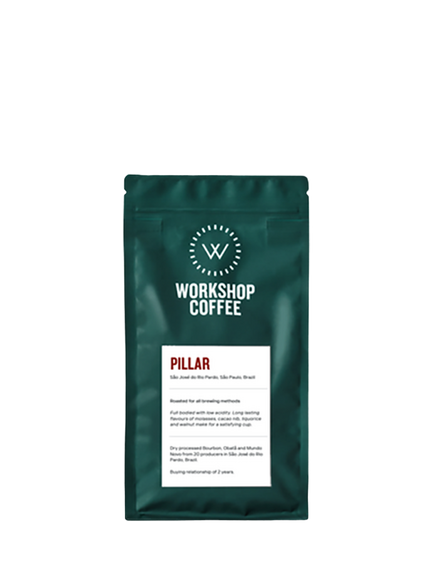 beanz Workshop Coffee Pillar Whole Bean Coffee, 250g, Black