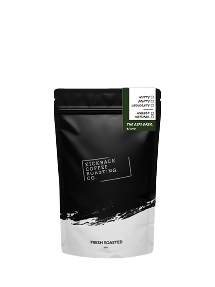 beanz Kickback Coffee The Explorer Whole Bean Coffee, 250g, Black
