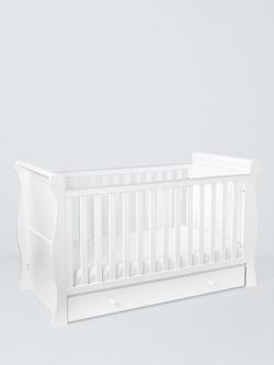 John Lewis Noa Cotbed with Under Drawer, FSC-Certified (Pine Wood, MDF & Plywood), White, White