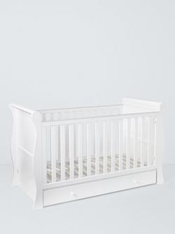 John Lewis Noa Cotbed with Under Drawer, FSC-Certified (Pine Wood, MDF & Plywood), White - view 2, White