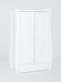 John Lewis Noa Double Wardrobe, FSC-Certified (Pine Wood, MDF & Plywood), White, White