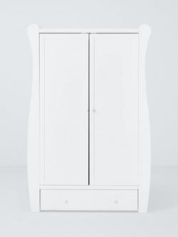 John Lewis Noa Double Wardrobe, FSC-Certified (Pine Wood, MDF & Plywood), White - view 2, White