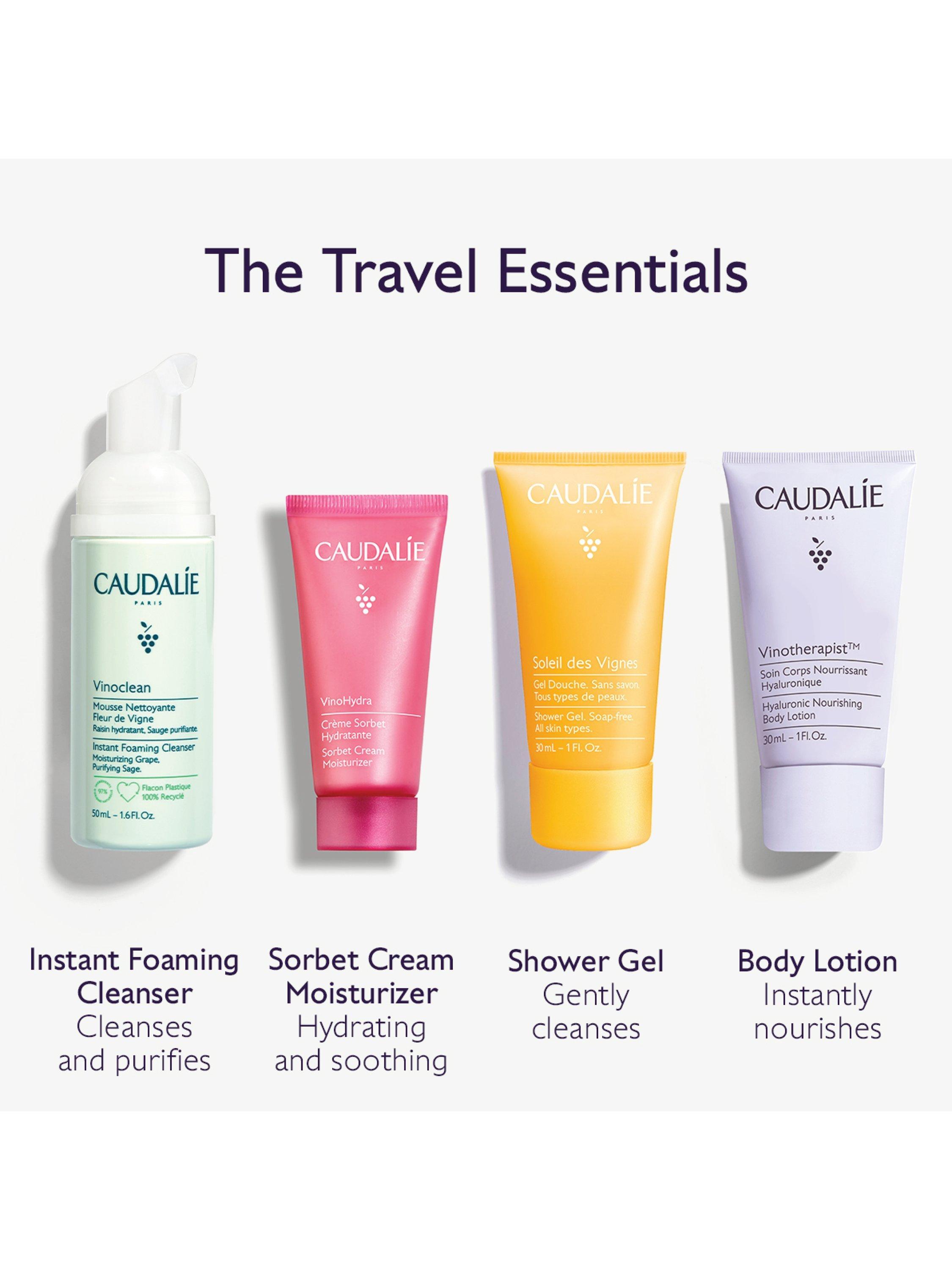 Product image 4 of 5, which shows Caudalie Limited Edition Summer Travel Edit Skincare Gift Set