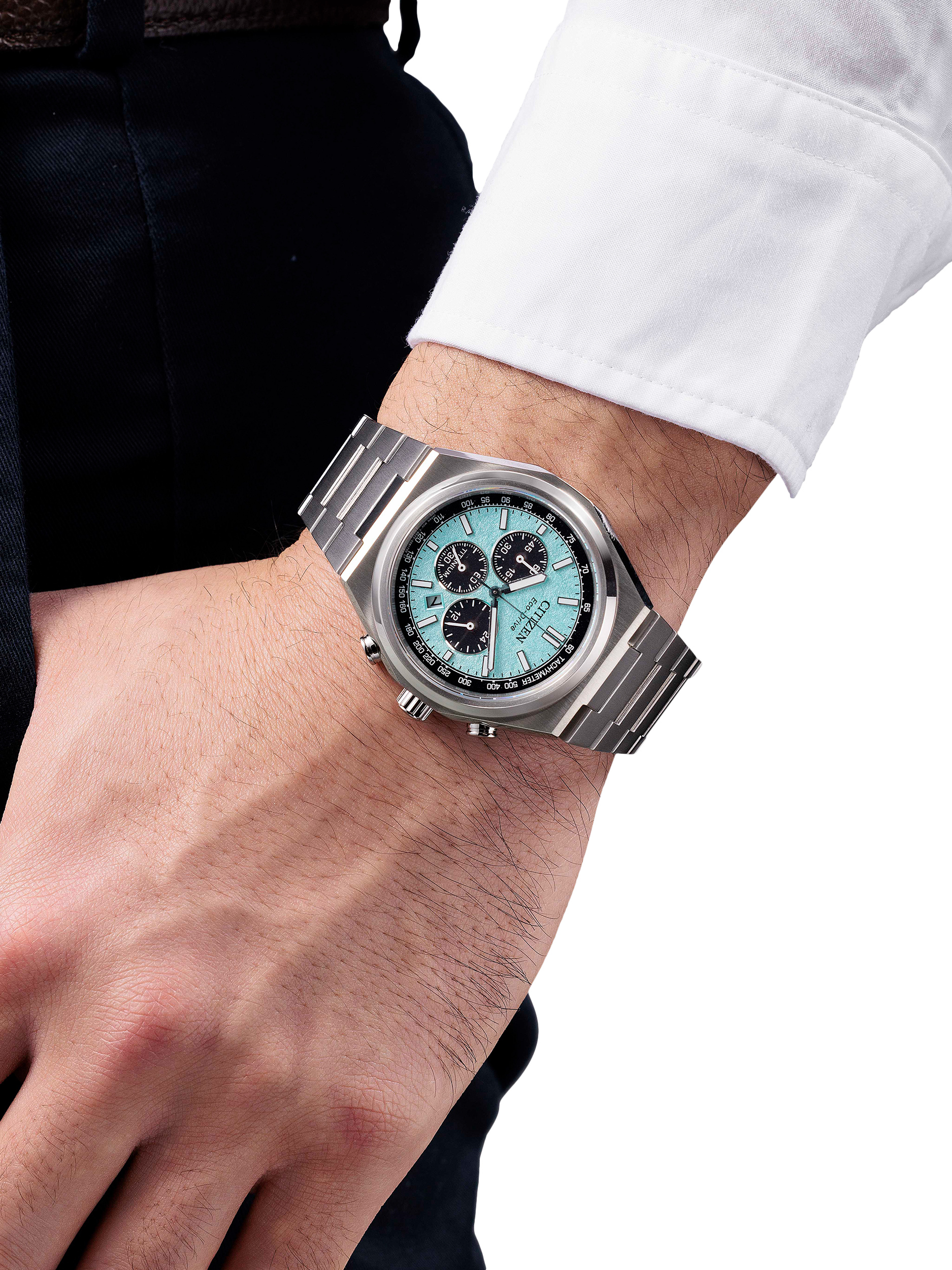 Product image 6 of 7, which shows Citizen CA4610-85M Zenshin Super Titanium™ Men's Bracelet Strap Watch