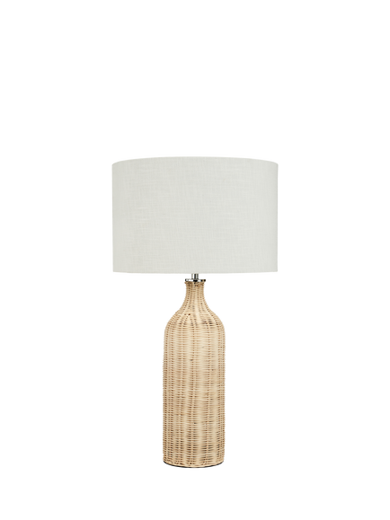 Pacific Anika Woven Rattan Table Lamp, Natural