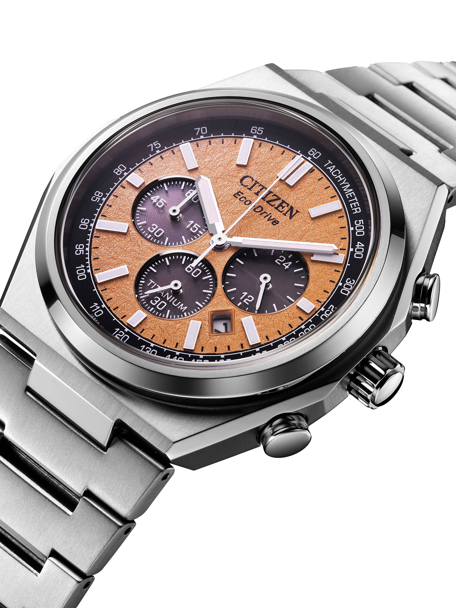 Product image 5 of 7, which shows Citizen CA4610-85Z Zenshin Super Titanium™ Men's Bracelet Strap Watch