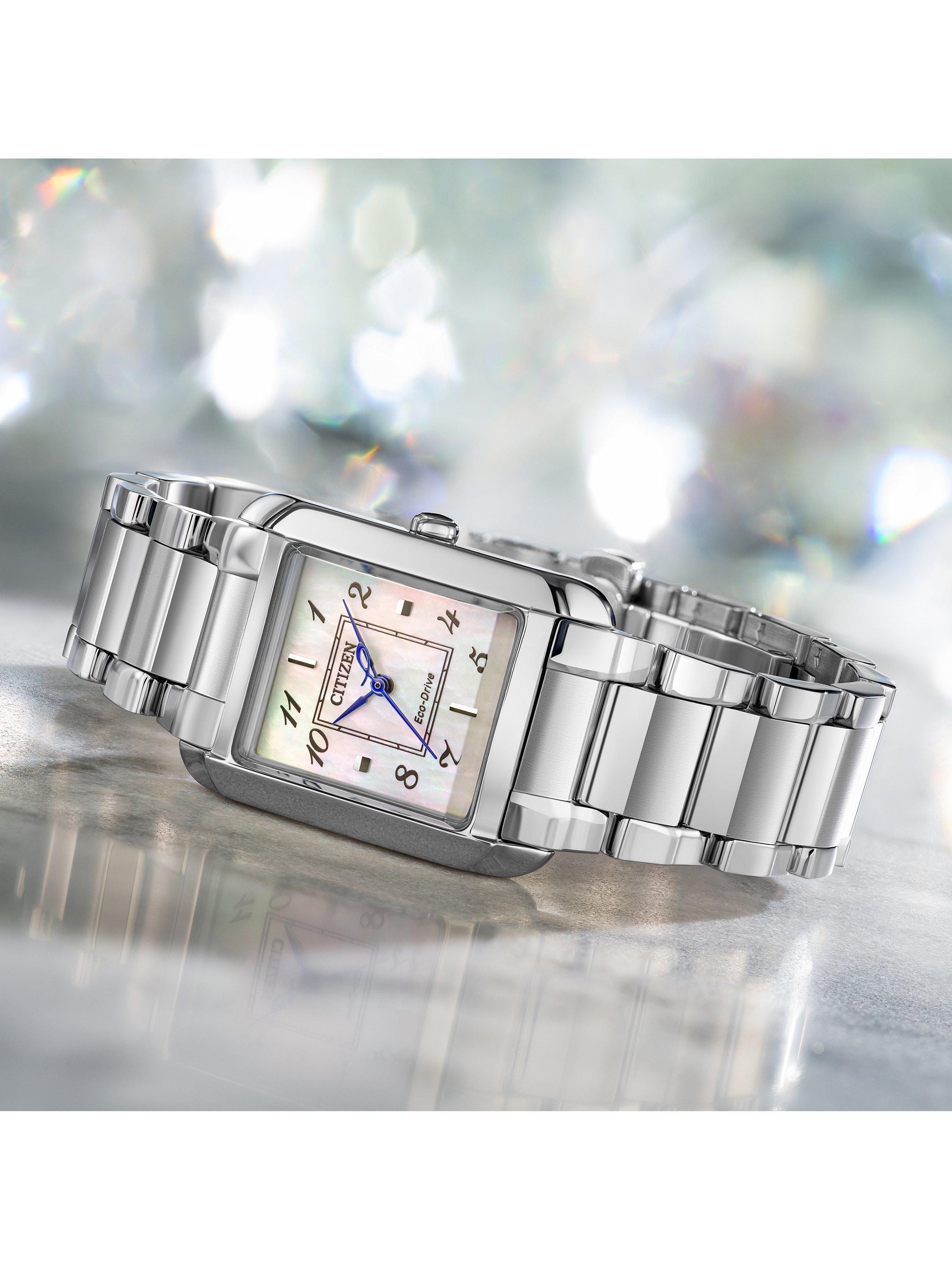 Product image 4 of 11, which shows Citizen L Bianca Women's 22mm Bracelet Watch, Stainless Steel