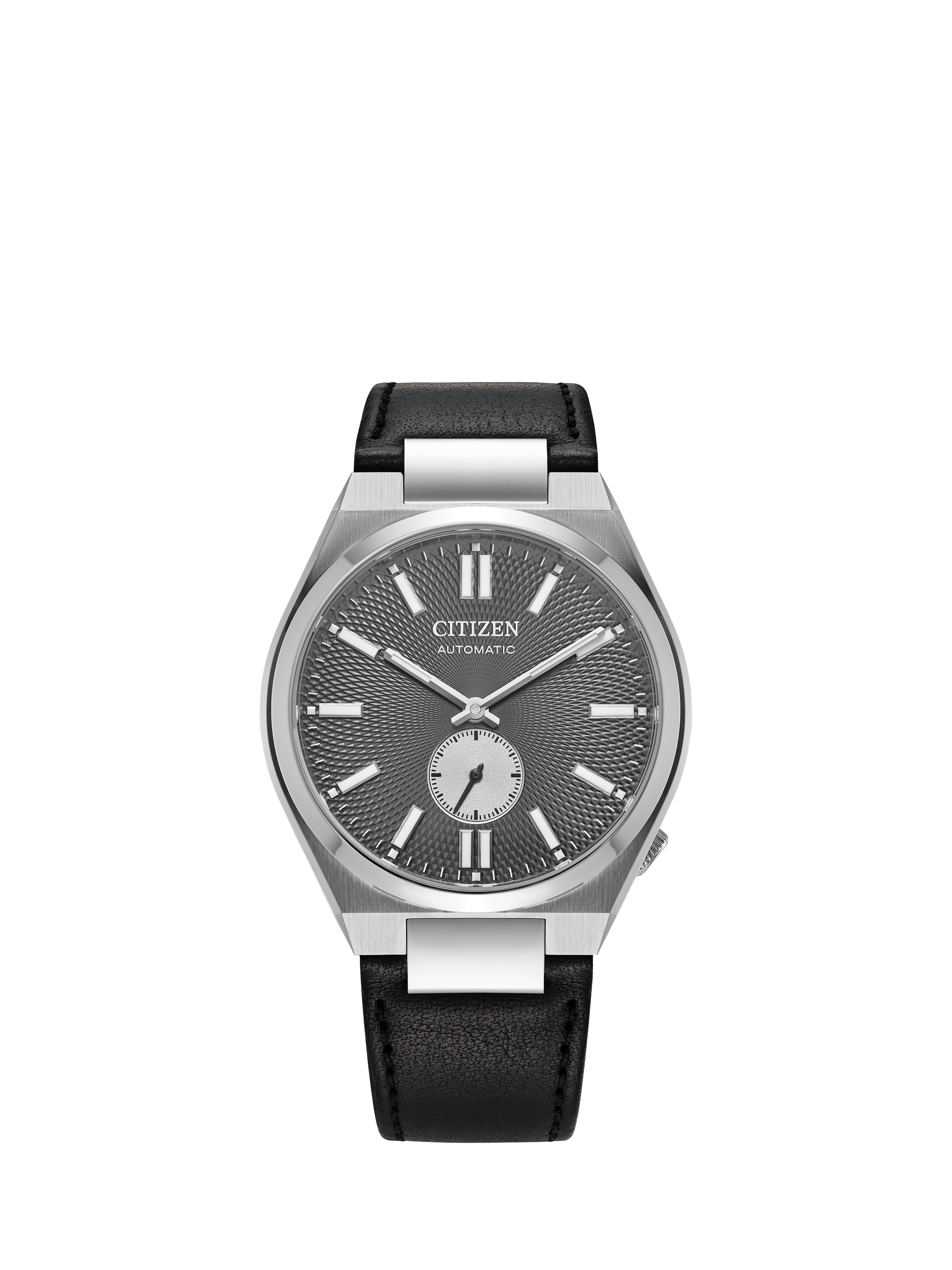 Product image 1 of 6, which shows Citizen NK5010-01H Tsuyosa Small Seconds Men's Leather Strap Watch