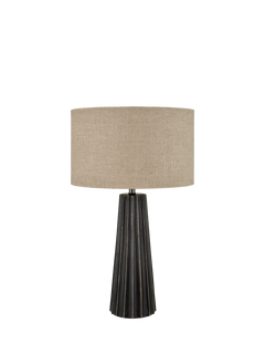 Pacific Draydon Mango Wood Table Lamp, Black