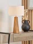 Pacific Draydon Mango Wood Table Lamp, Natural
