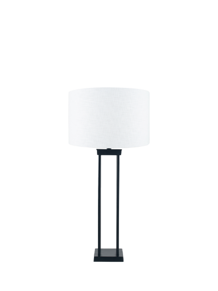 Pacific Langston Metal Table Lamp, Black