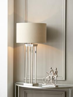 Pacific Langston Metal Table Lamp - view 2, Silver