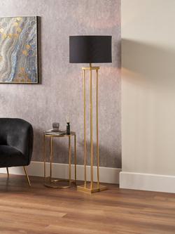 Pacific Langston Metal Floor Lamp - view 2, Gold