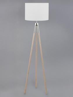 Pacific Vali Tripod Floor Lamp, Silver