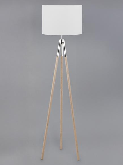 Pacific Vali Tripod Floor Lamp, Silver