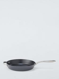John Lewis 'The Pan' Aluminium Non-Stick Frying Pan with Helper Handle, 30cm, Black