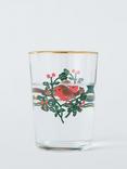 John Lewis Robin Glass Tumbler, 500ml, Clear/Multi