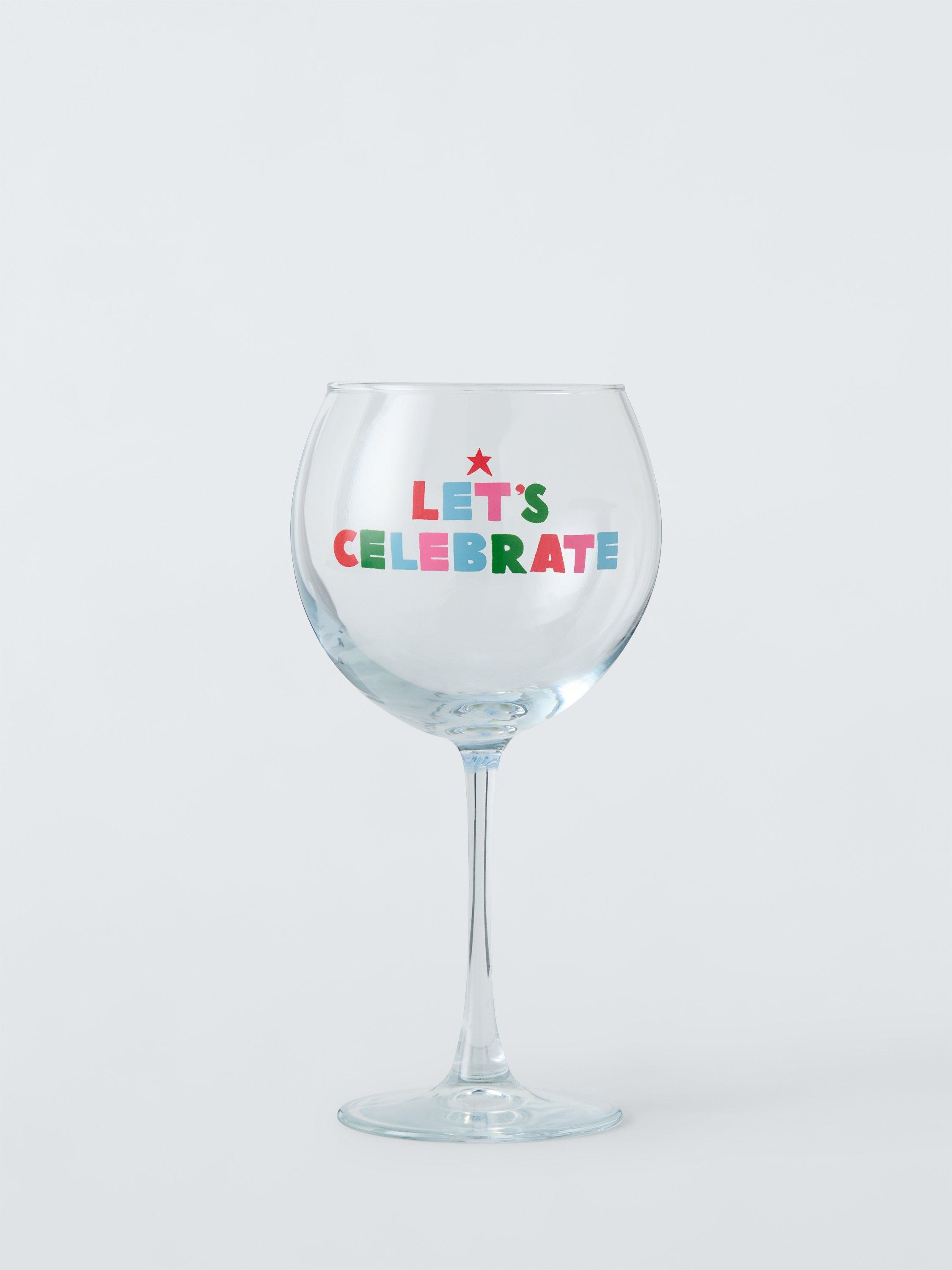 John Lewis 'Let's Celebrate' Gin Glass, 650ml, Clear