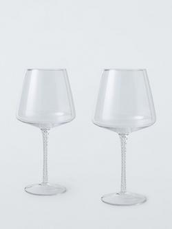 John Lewis Twisted Stem Gin Glass, Set of 2, 690ml, Clear, Clear