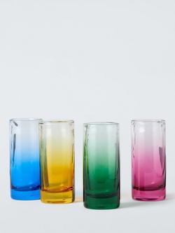 John Lewis Ombre Shot Glass, Set of 4, Assorted, 