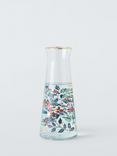 John Lewis Christmas Foliage Glass Carafe, 1L, Clear/Multi