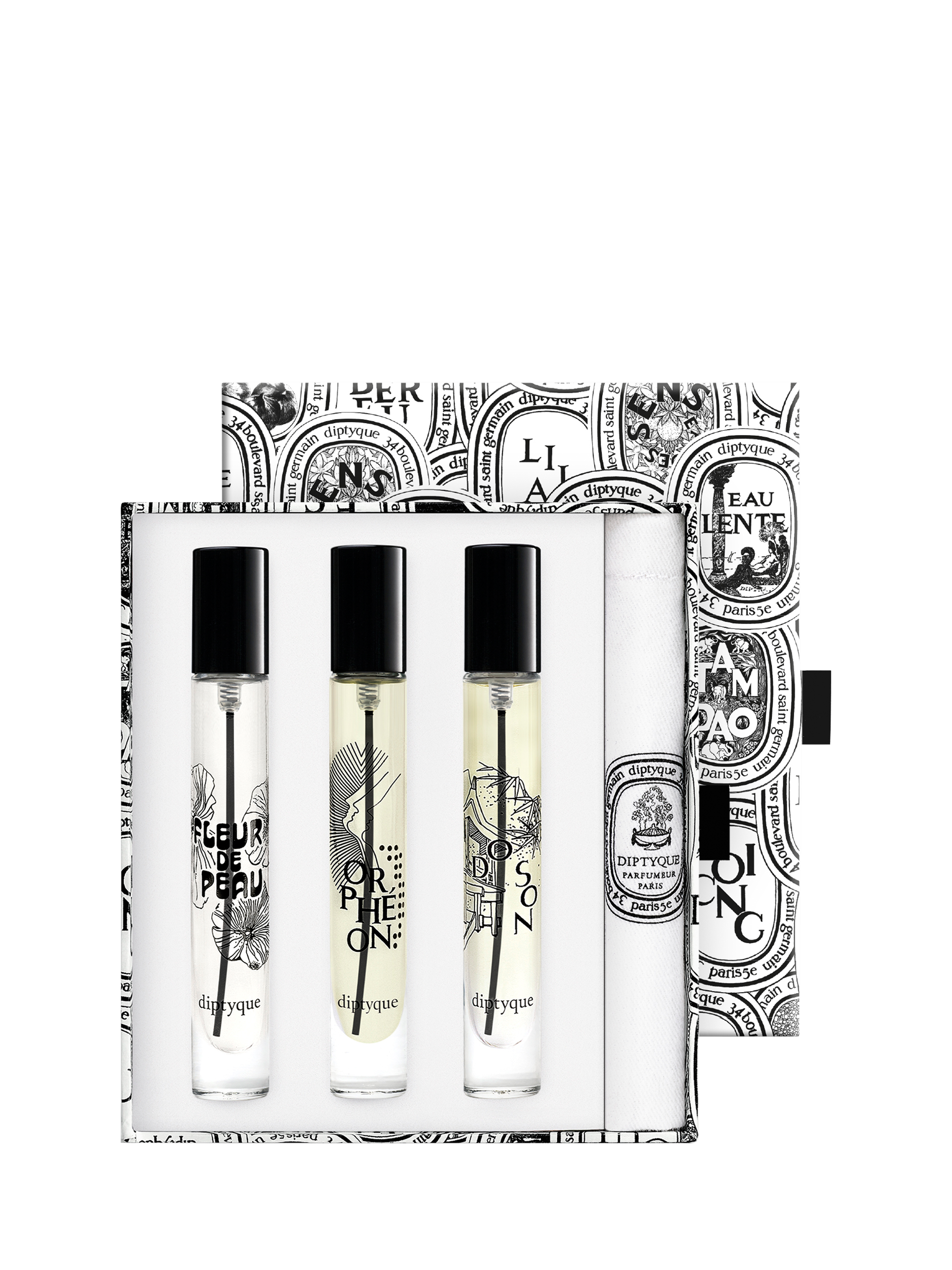 Product image 1 of 1, which shows Diptyque Eau de Parfum Discovery Fragrance Gift Set, 3 x 7.5ml
