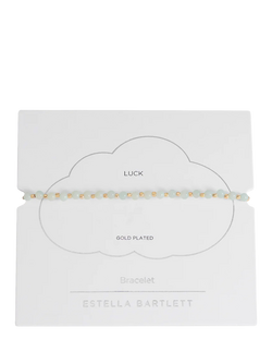 Estella Bartlett Agate Toggle Bracelet, Blue/Gold - view 2, Blue