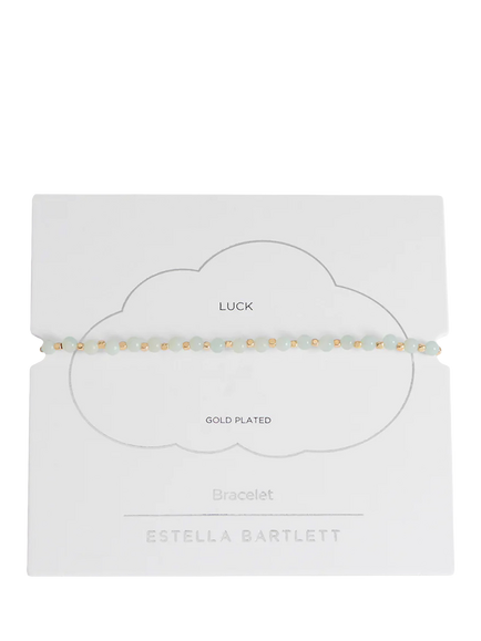 Estella Bartlett Agate Toggle Bracelet, Blue/Gold - view 2, Blue
