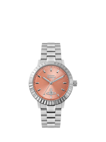 Vivienne Westwood VV307COSL Dulwich Women's Bracelet Strap Watch, Pink/Silver, Silver