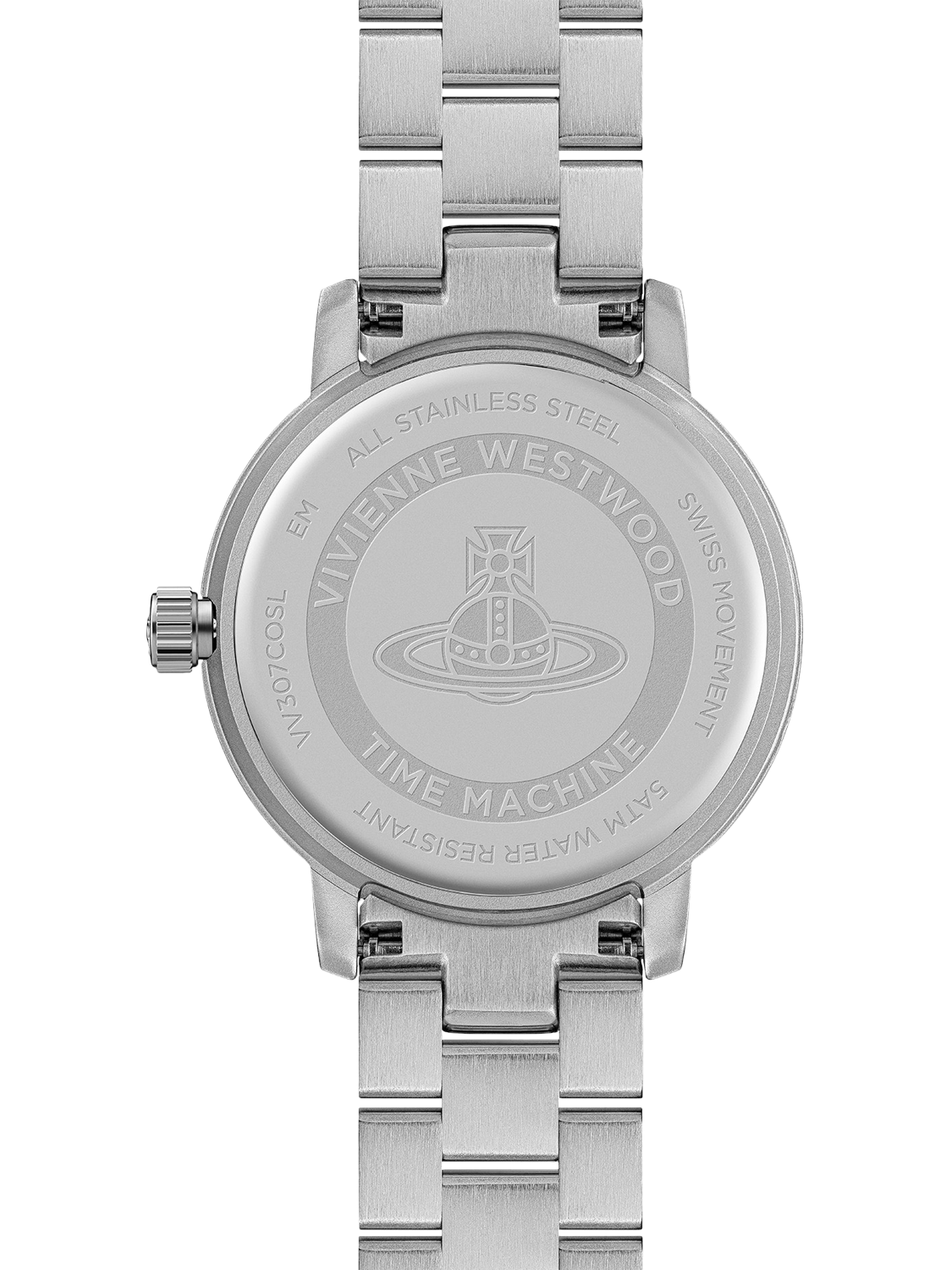 Product image 6 of 7, which shows Vivienne Westwood VV307COSL Dulwich Women's Bracelet Strap Watch, Pink/Silver