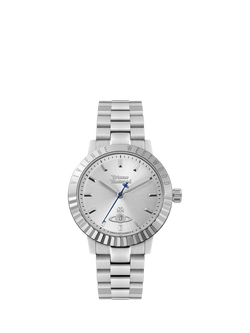 Vivienne Westwood VV307SLSL Dulwich Women's Bracelet Strap Watch, Silver, Silver