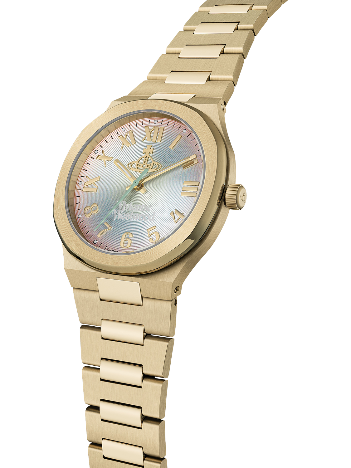 Product image 2 of 6, which shows Vivienne Westwood VV318MT Merton Women's Bracelet Strap Watch, Gold