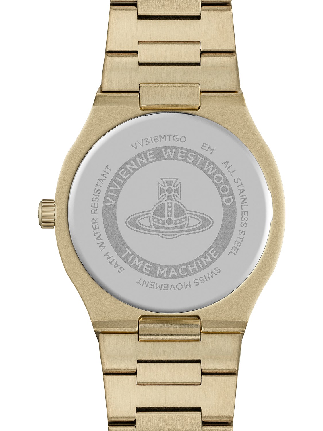 Product image 5 of 6, which shows Vivienne Westwood VV318MT Merton Women's Bracelet Strap Watch, Gold
