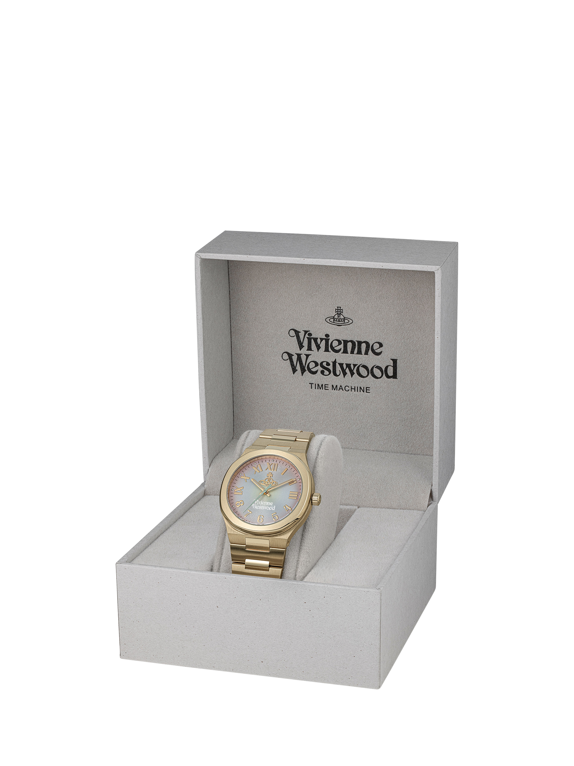 Product image 6 of 6, which shows Vivienne Westwood VV318MT Merton Women's Bracelet Strap Watch, Gold