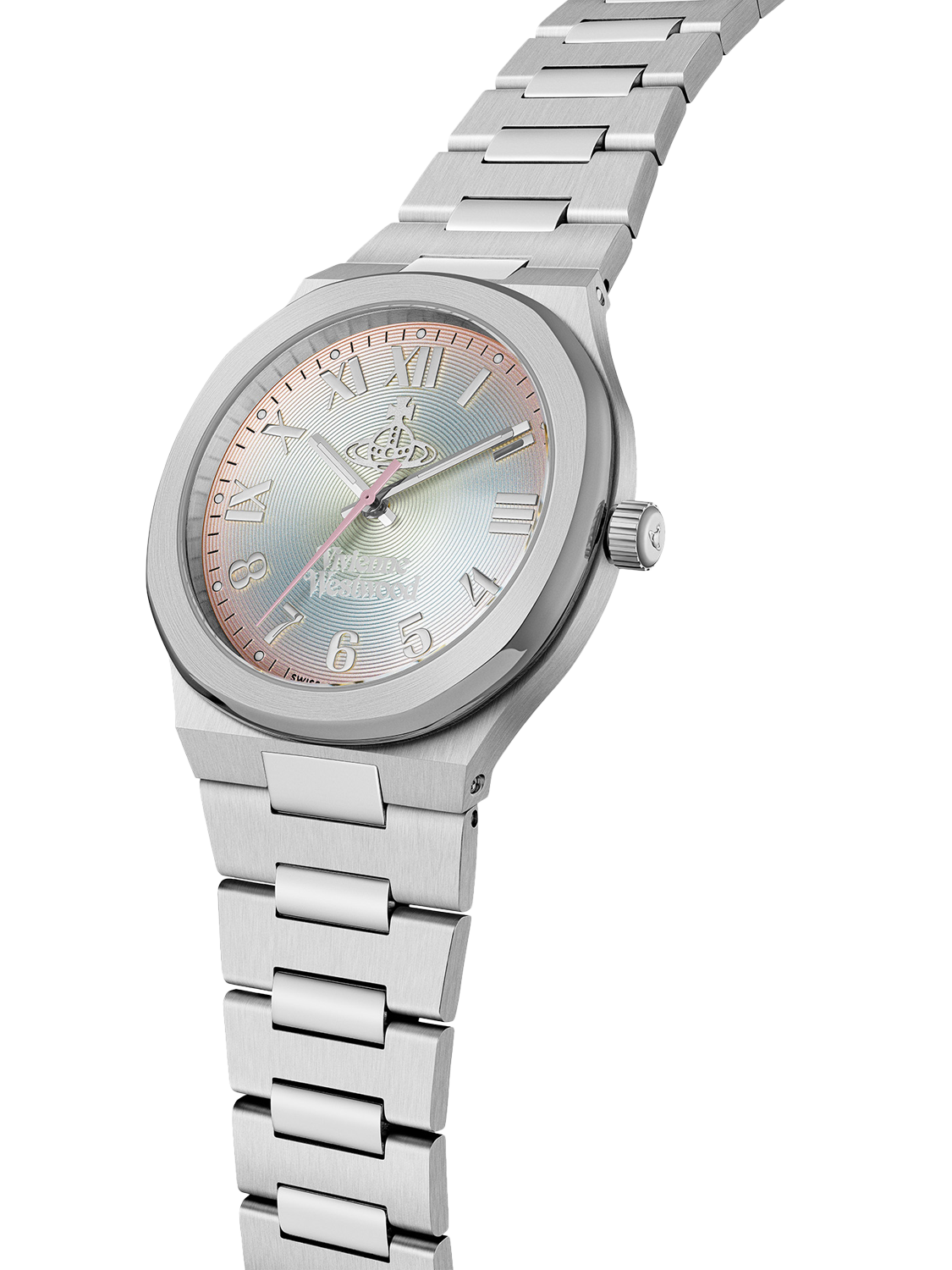 Product image 3 of 7, which shows Vivienne Westwood VV318MT Merton Women's Bracelet Strap Watch, Silver