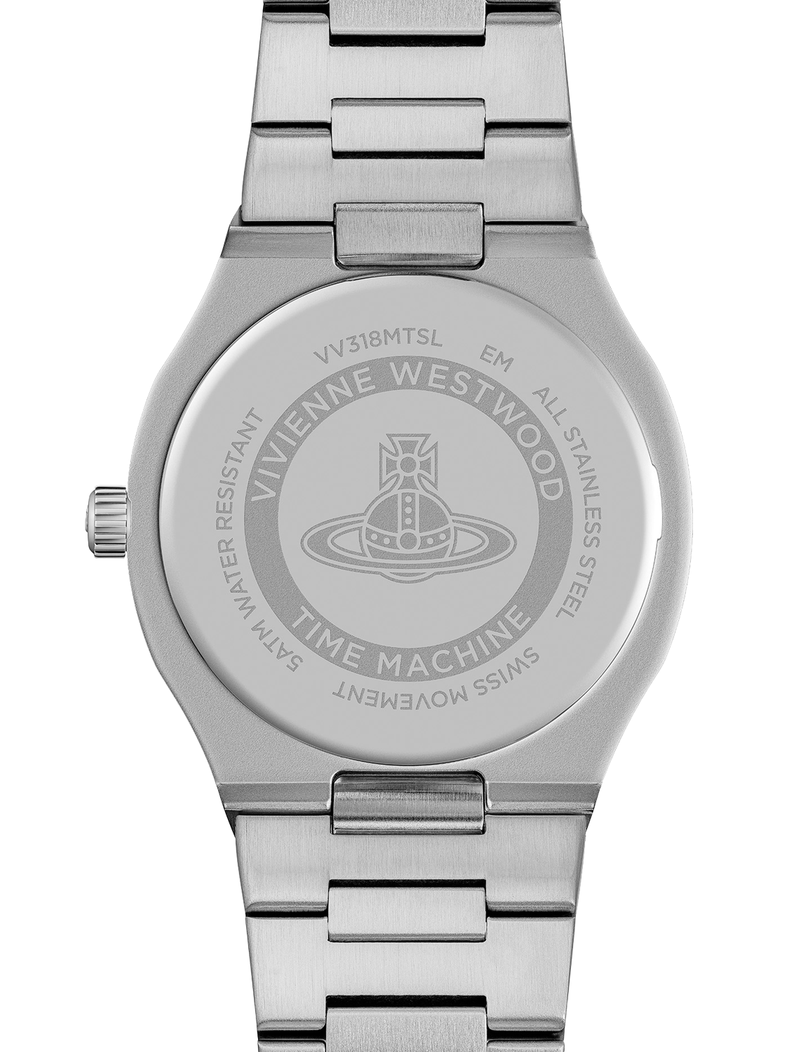 Product image 6 of 7, which shows Vivienne Westwood VV318MT Merton Women's Bracelet Strap Watch, Silver
