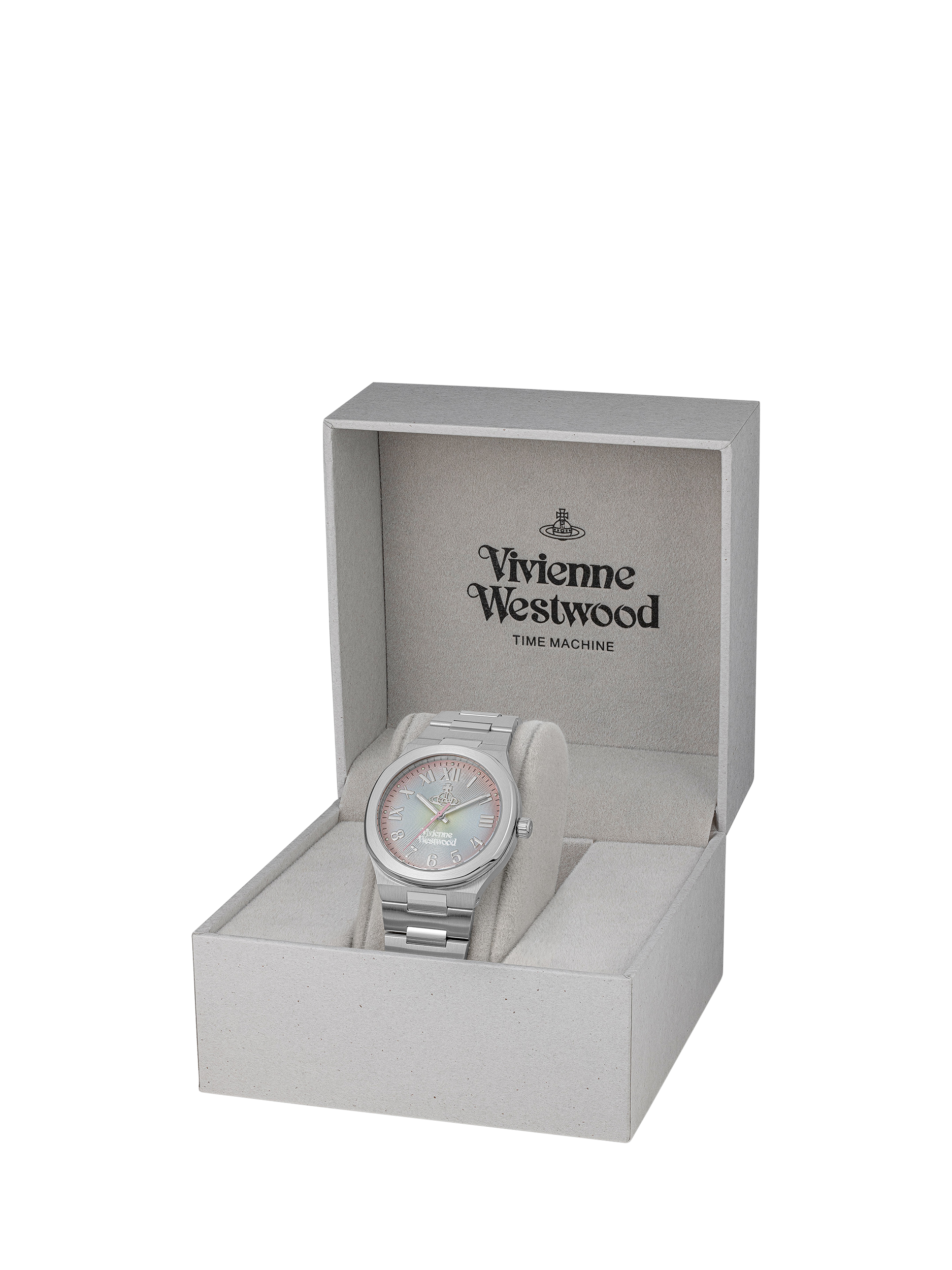 Product image 7 of 7, which shows Vivienne Westwood VV318MT Merton Women's Bracelet Strap Watch, Silver