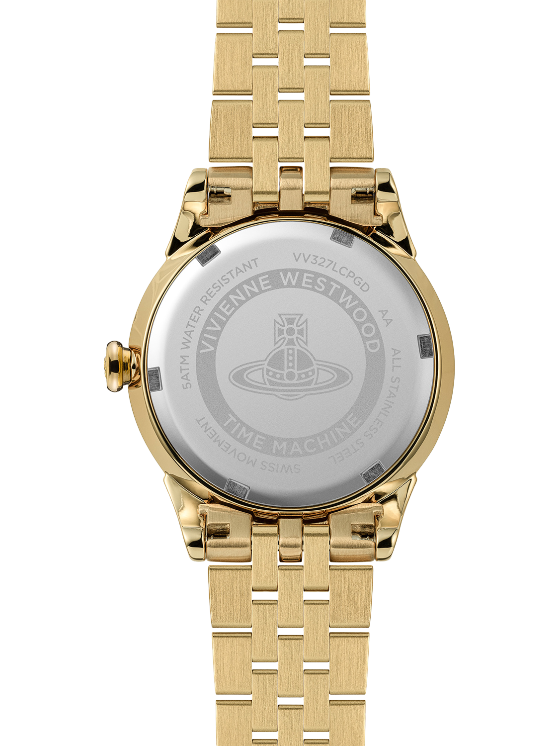 Product image 6 of 7, which shows Vivienne Westwood VV327 Little Wallace Women's Bracelet Strap Watch, Gold
