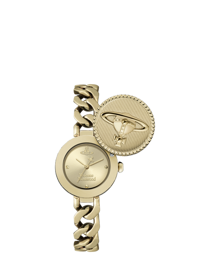 Vivienne Westwood Orb Button Women's Watch - view 2, Gold