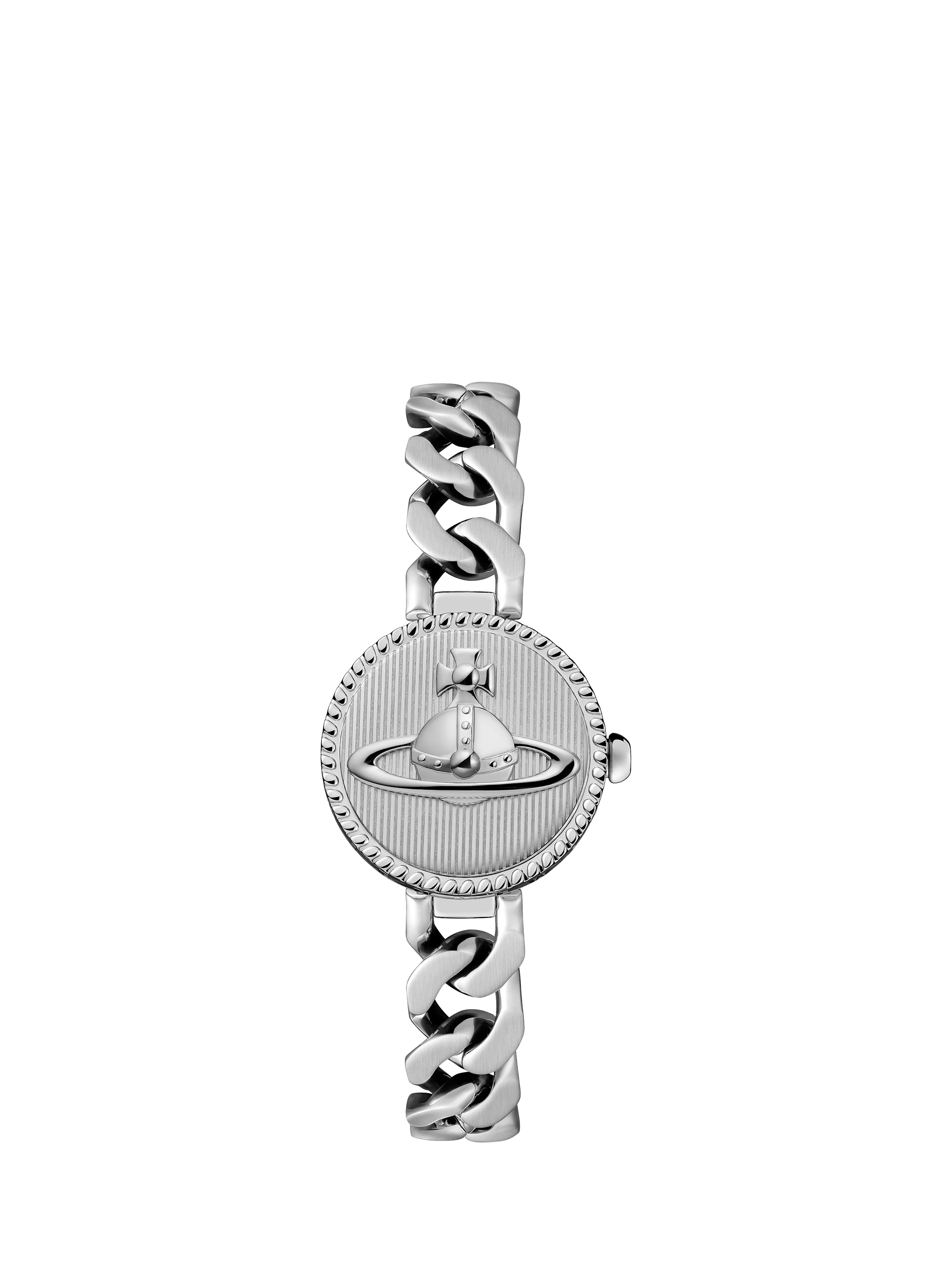 Product image 1 of 8, which shows Vivienne Westwood VV323WSSL Orb Button Women's Watch, Silver
