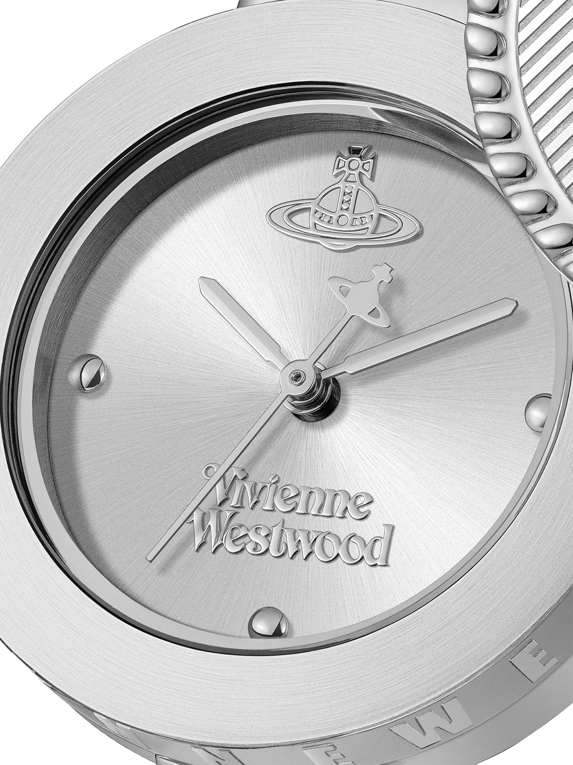 Vivienne Westwood VV323WSSL Orb Button Women's Watch, Silver