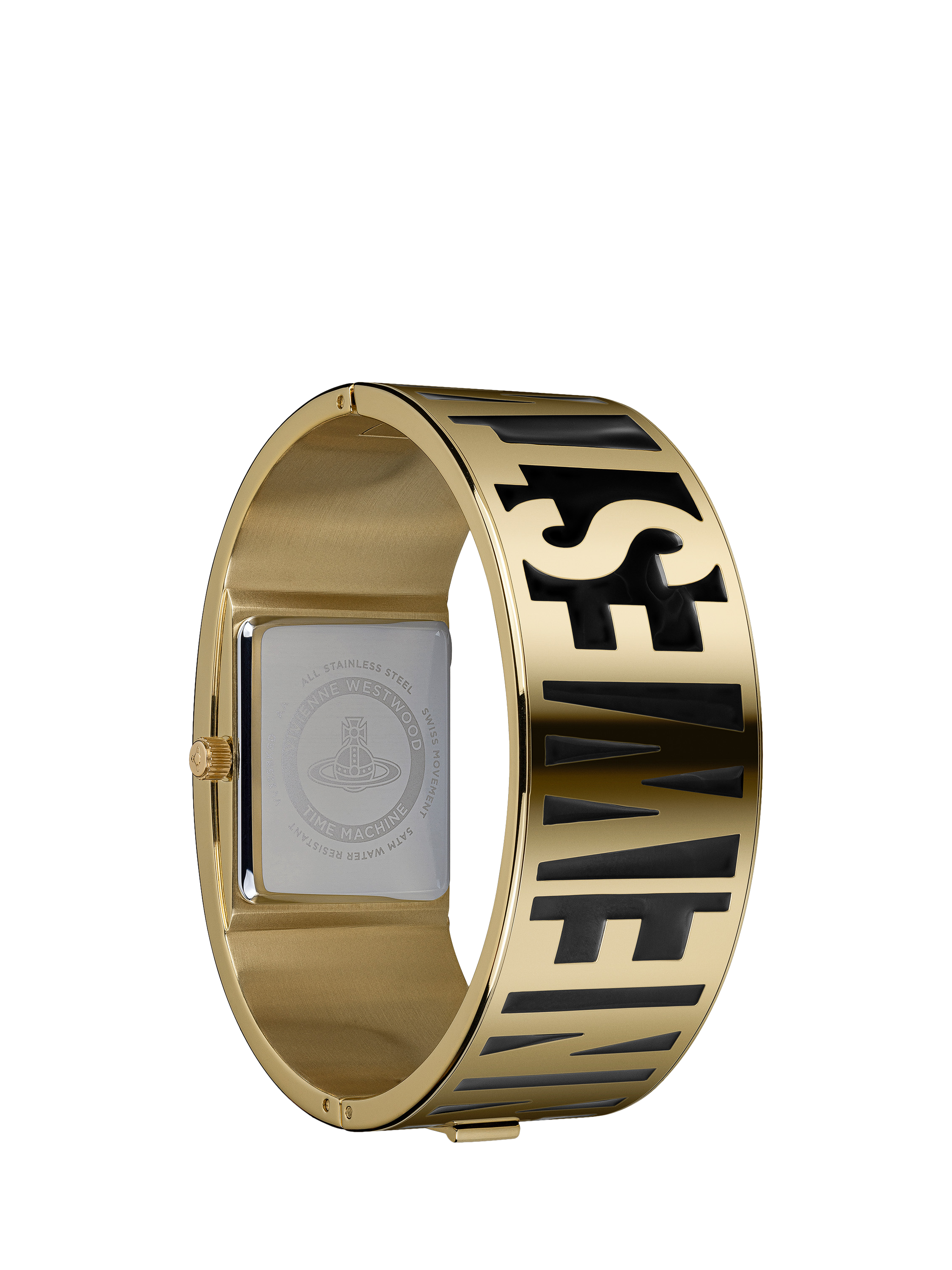 【Vivienne Westwood】Belvoir VV325LPKGD Vivienne Westwood VV325BKGD Belvoir Women's Bangle Watch