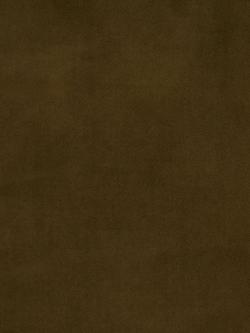 John Lewis Easy Clean Plush Velvet Fabric, Dark Khaki, Price Band B, Dark Khaki