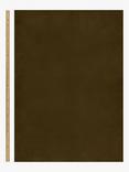 John Lewis Easy Clean Plush Velvet Fabric, Dark Khaki, Price Band B