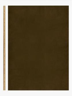 John Lewis Easy Clean Plush Velvet Fabric, Dark Khaki, Price Band B - view 2, Dark Khaki