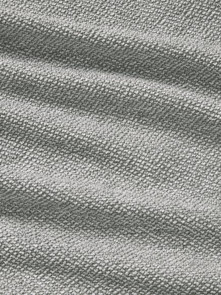 John Lewis Twisted Boucle Fabric, Silver Grey, Price Band D - view 2, Silver Grey